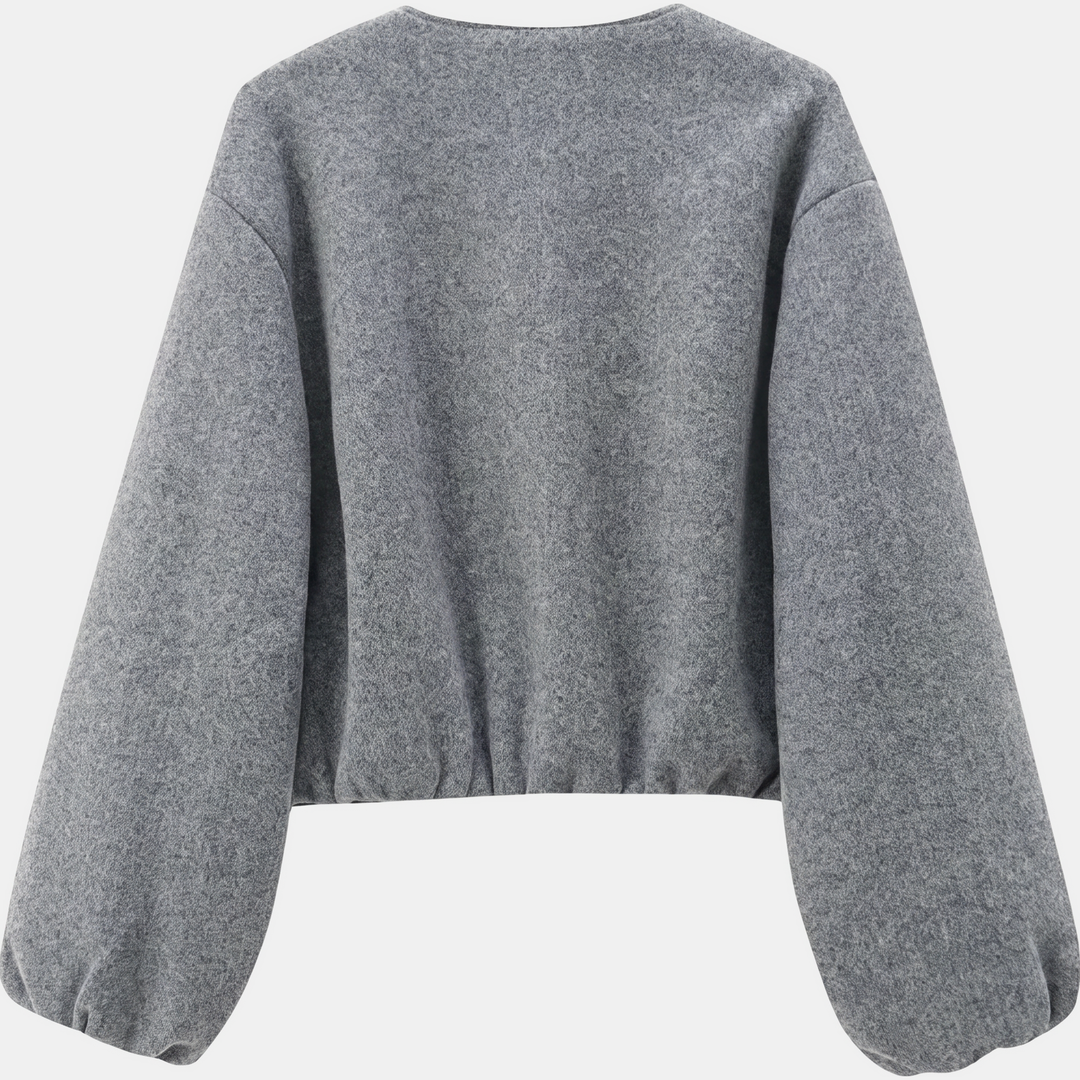 Bomber femme court et oversize, zippé pour la mi-saison