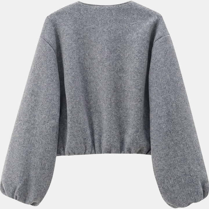 Bomber femme court et oversize, zippé pour la mi-saison