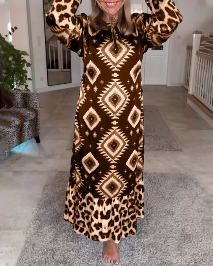 ZELLA | Luxe Geo Print Dress