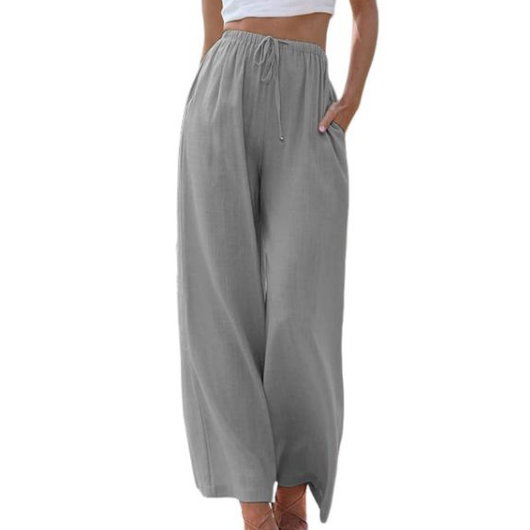 MARIANNE | Casual Summer Wide Leg Trousers