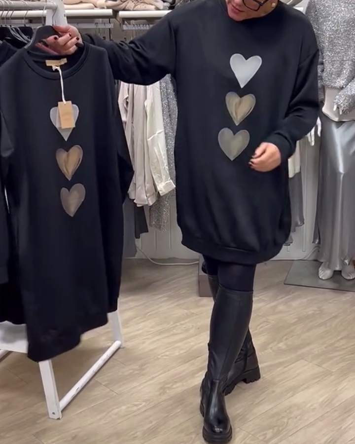 BRIANA | Casual Sweatshirt Dress