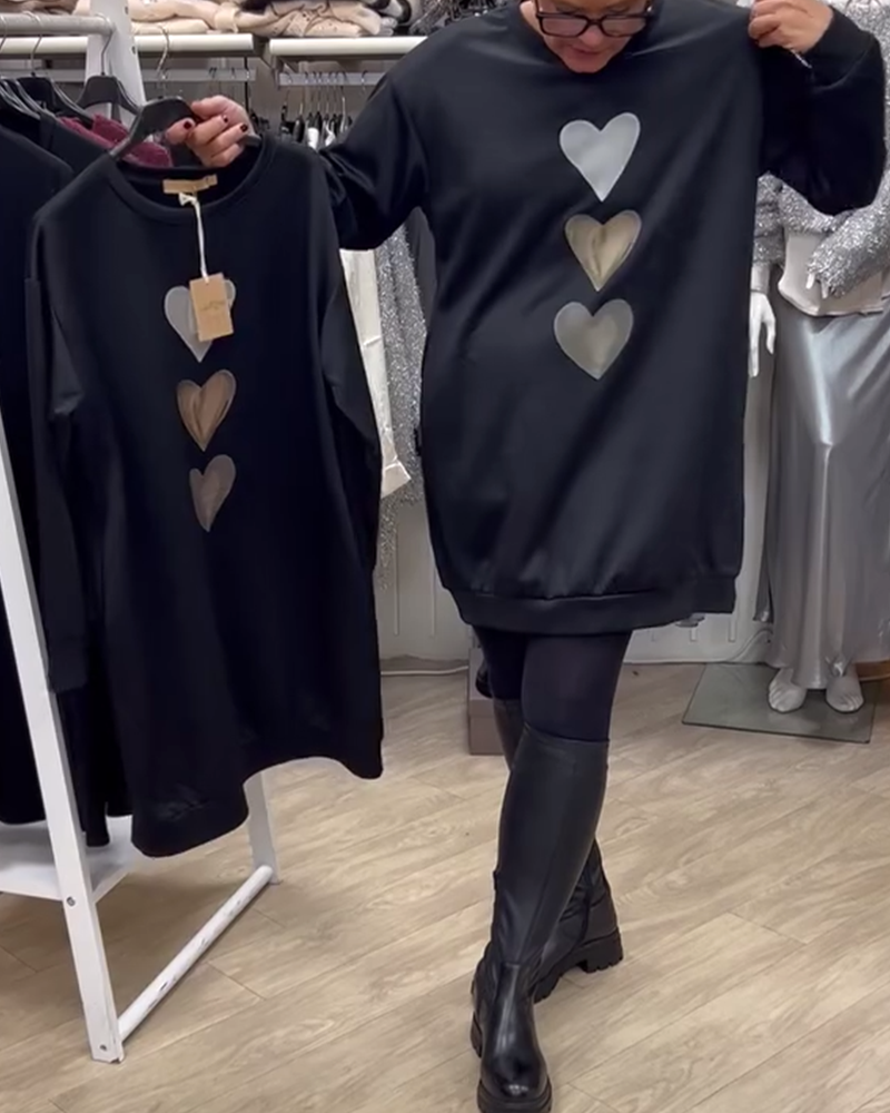 BRIANA | Casual Sweatshirt Dress