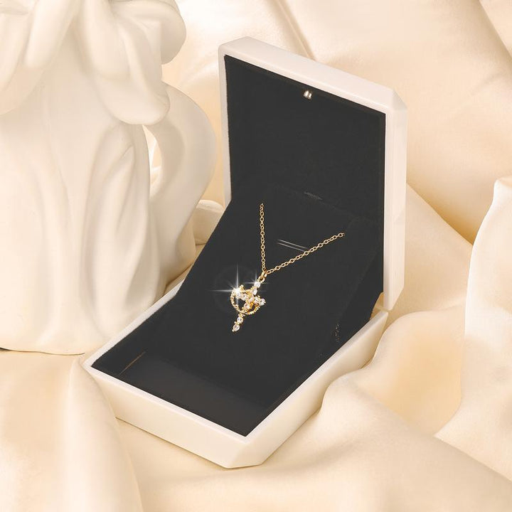 CLARISSE | Classic Cross & Crown Necklace