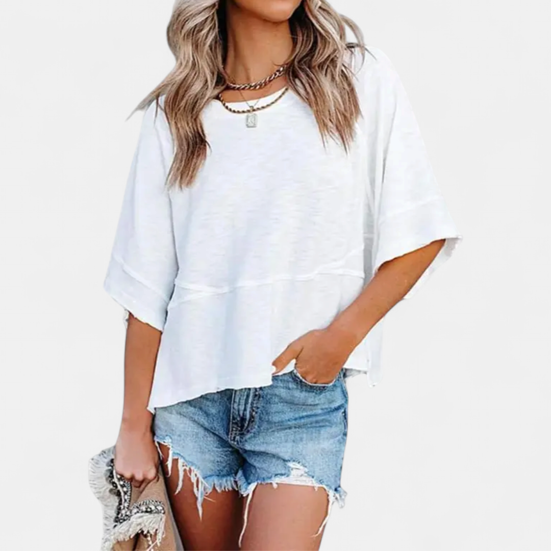 BLOSSOM | Relaxed Flare Sleeve Blouse