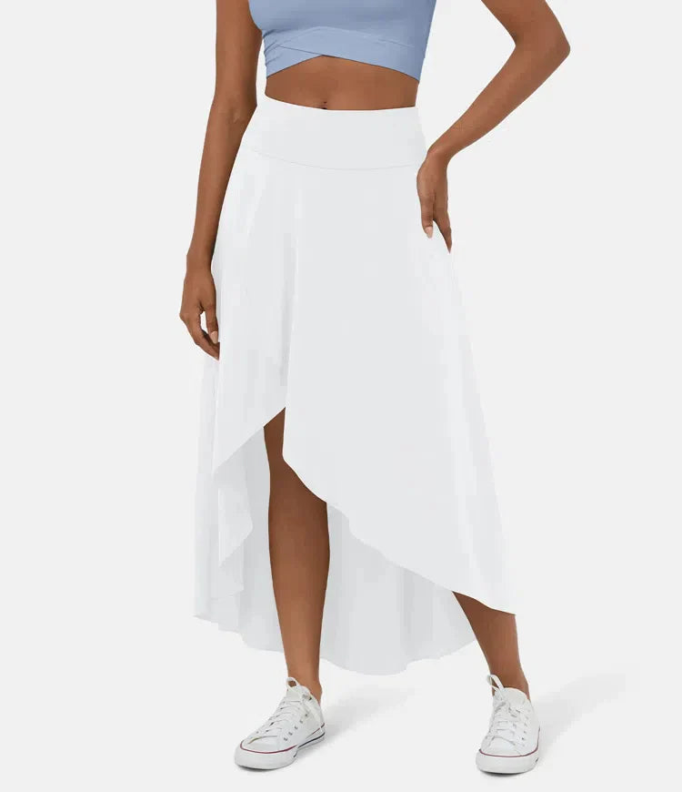 AMELIE | Elegant Asymmetric Midi Skirt