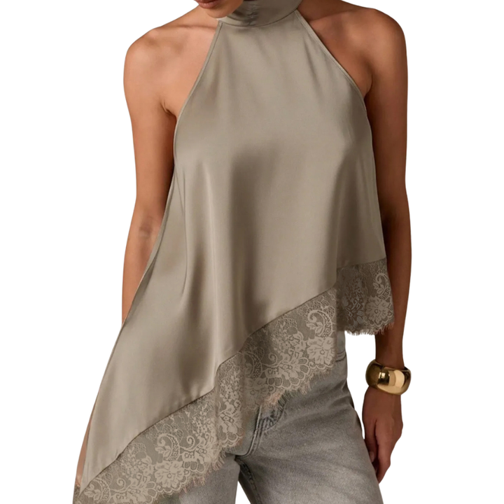 BLOSSOM | Elegant Halter Evening Top