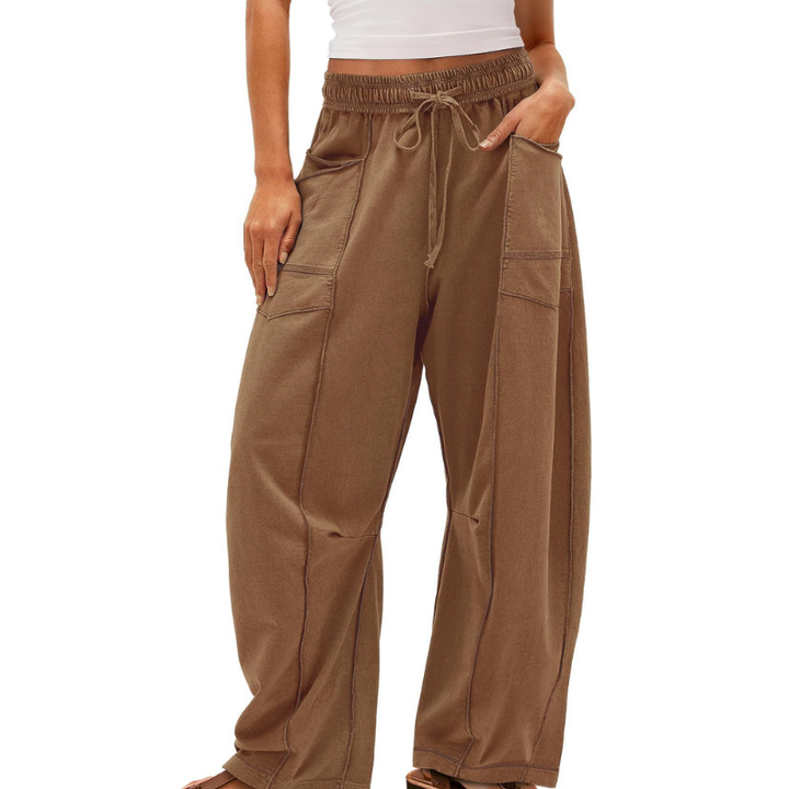 RYZA | Baggy Wide Leg Joggers with Cozy Fleece Lining