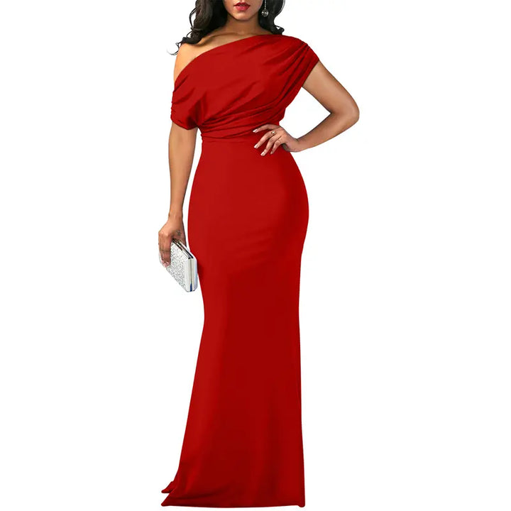 ROSELYN | Elegant Off-Shoulder Bodycon Evening Gown