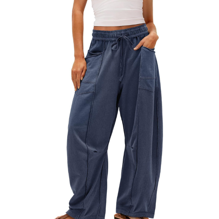RYZA | Baggy Wide Leg Joggers with Cozy Fleece Lining