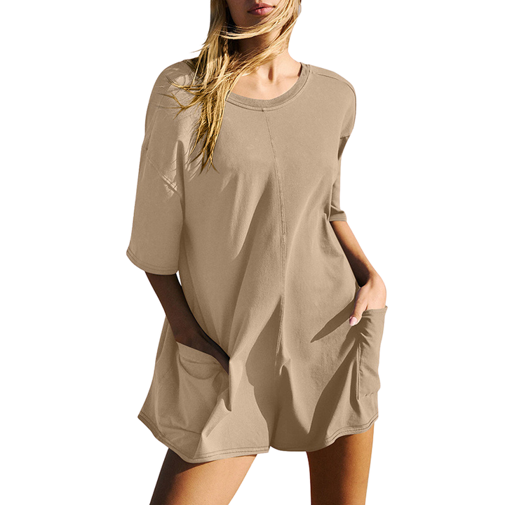 AMRYN | Comfortable Short Sleeve Casual Romper