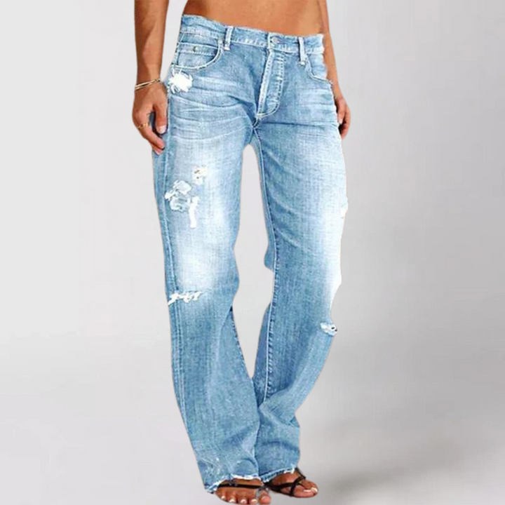 Viktoria Wide-Cut Denim Jeans