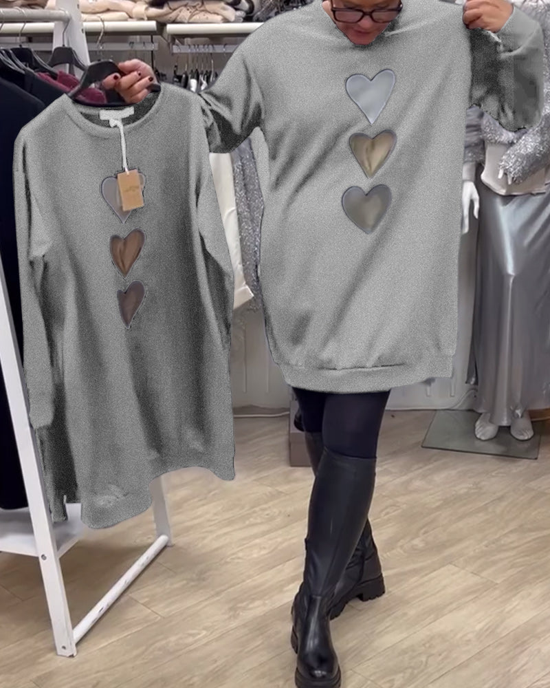 BRIANA | Casual Sweatshirt Dress