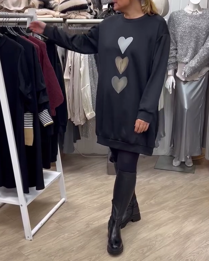 BRIANA | Casual Sweatshirt Dress