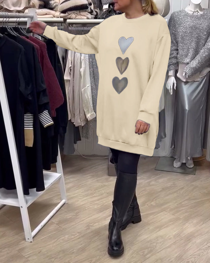 BRIANA | Casual Sweatshirt Dress