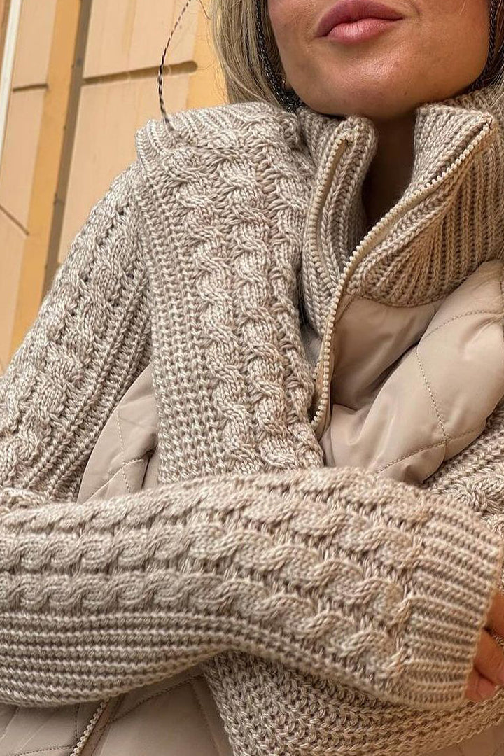 REINA | Quilted Knit Jacket