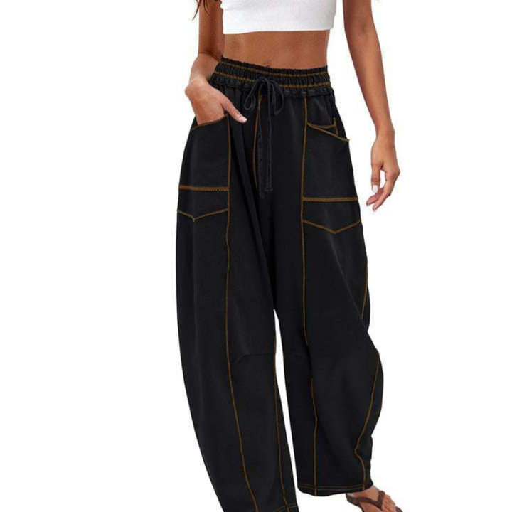 RYZA | Baggy Wide Leg Joggers with Cozy Fleece Lining