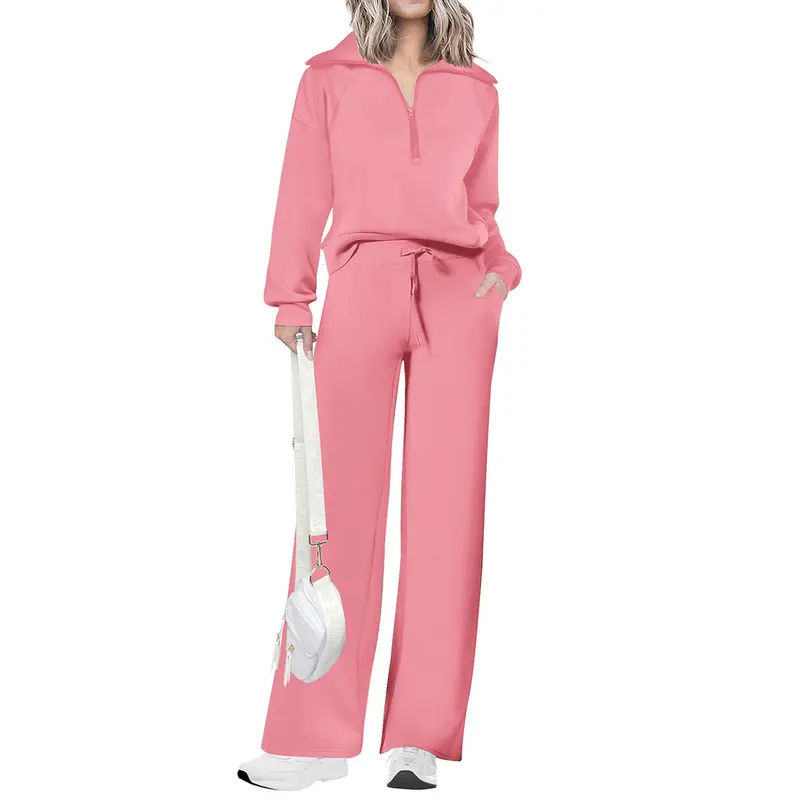 MARA | Casual Matching Sweatshirt and Wide Leg Pants Set