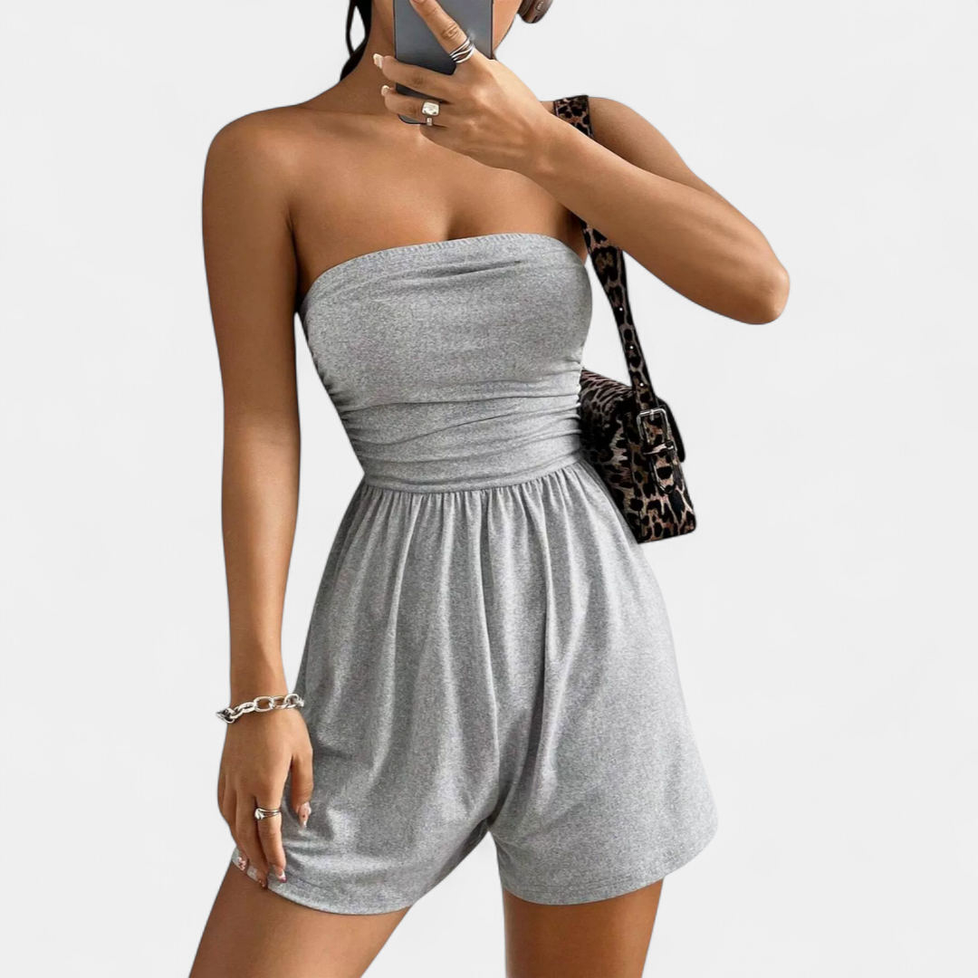 SOLÈNE | Wild Print Sleeveless Jumpsuit