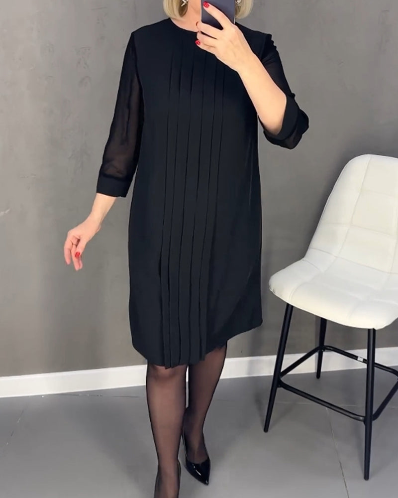 MARGOT | Elegant Pleated Dress