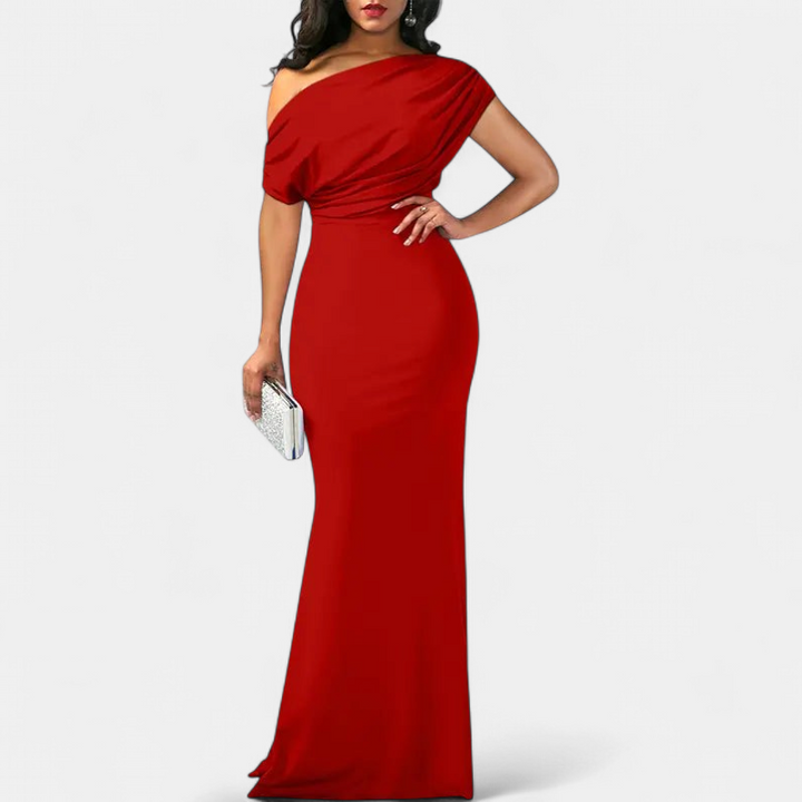 ROSELYN | Elegant Off-Shoulder Bodycon Evening Gown