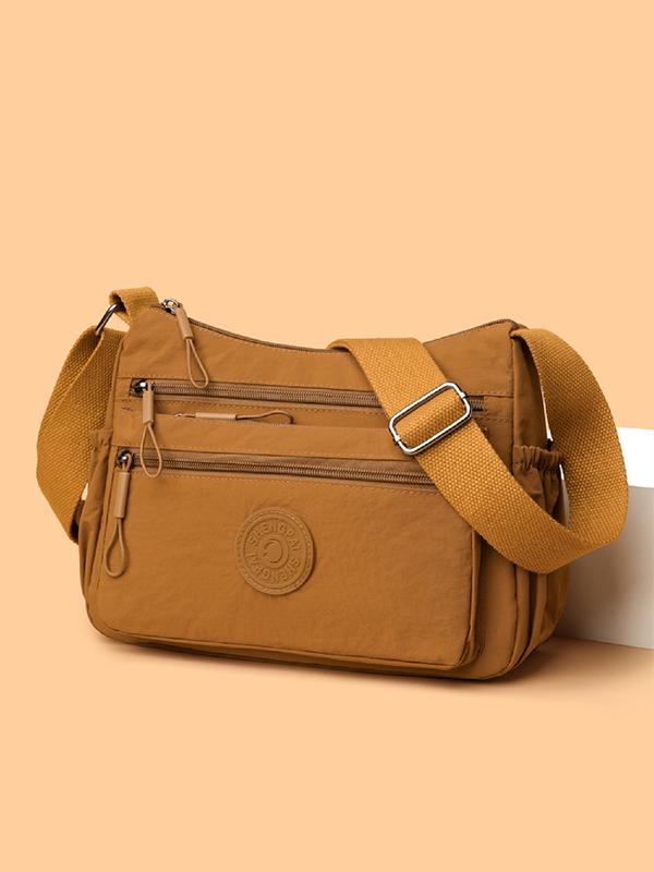 MIA | Women's Multi-Pocket Zipper Crossbody Bag for Daily Use