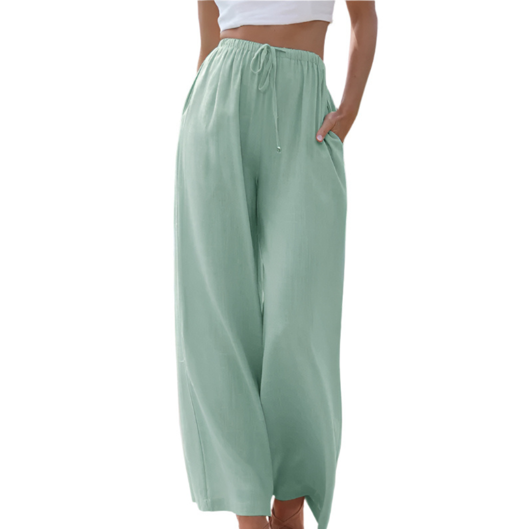 MARIANNE | Casual Summer Wide Leg Trousers