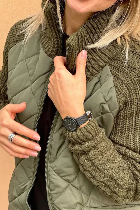 REINA | Quilted Knit Jacket