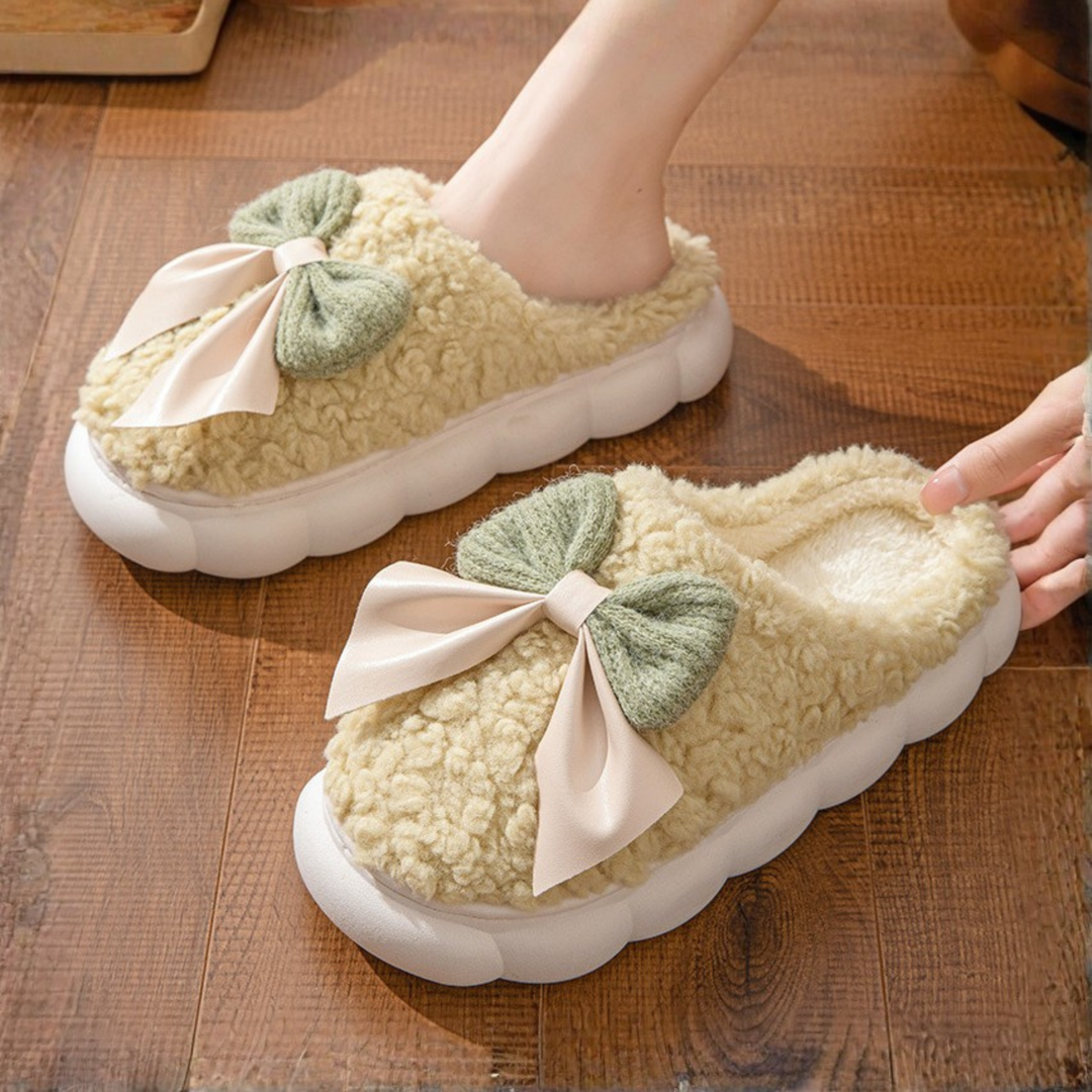 DAMINI | Comfy Fluffy Indoor Plush Non-Slip Slippers