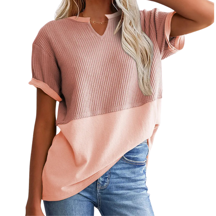 POPPY | Cozy V Neck Everyday Knit Top
