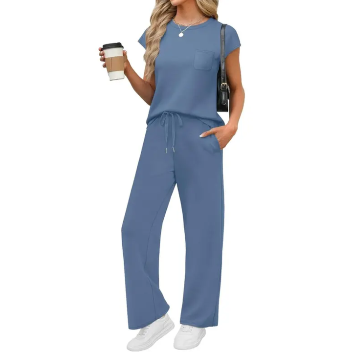 HARLIE | Relaxed Cap Sleeve Lounge Set