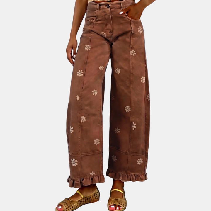 Brown Floral