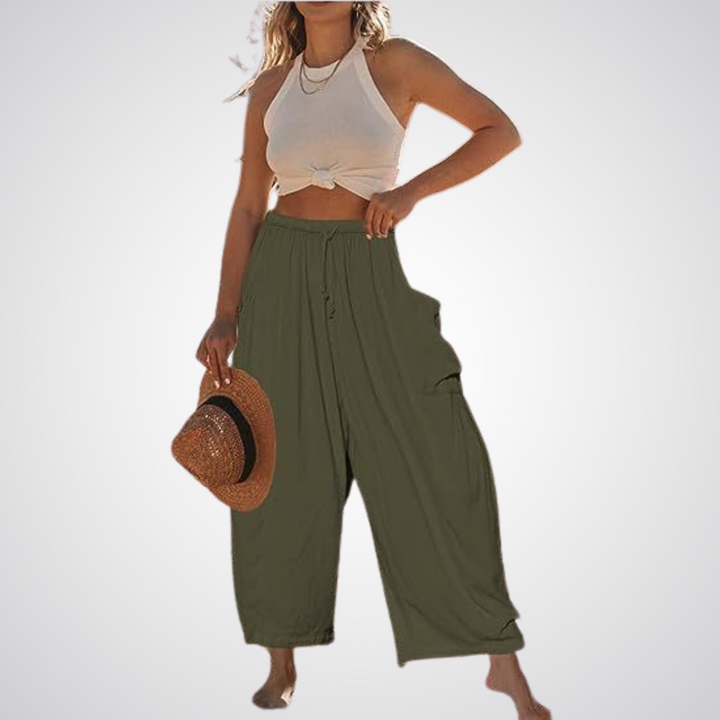 LYNNA | Wide-Leg Comfort Pants