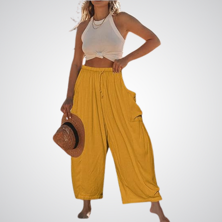 LYNNA | Wide-Leg Comfort Pants