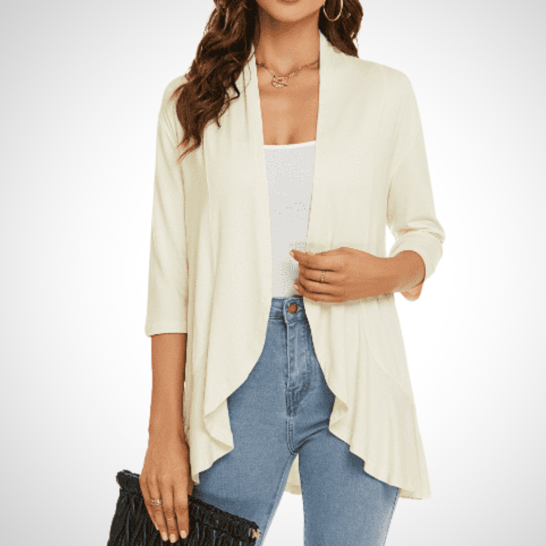 MIRIKIT | Casual Summer Open Front Cover-Up Cardigan