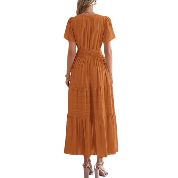 HELENA | Casual Summer V-Neck Maxi Dress