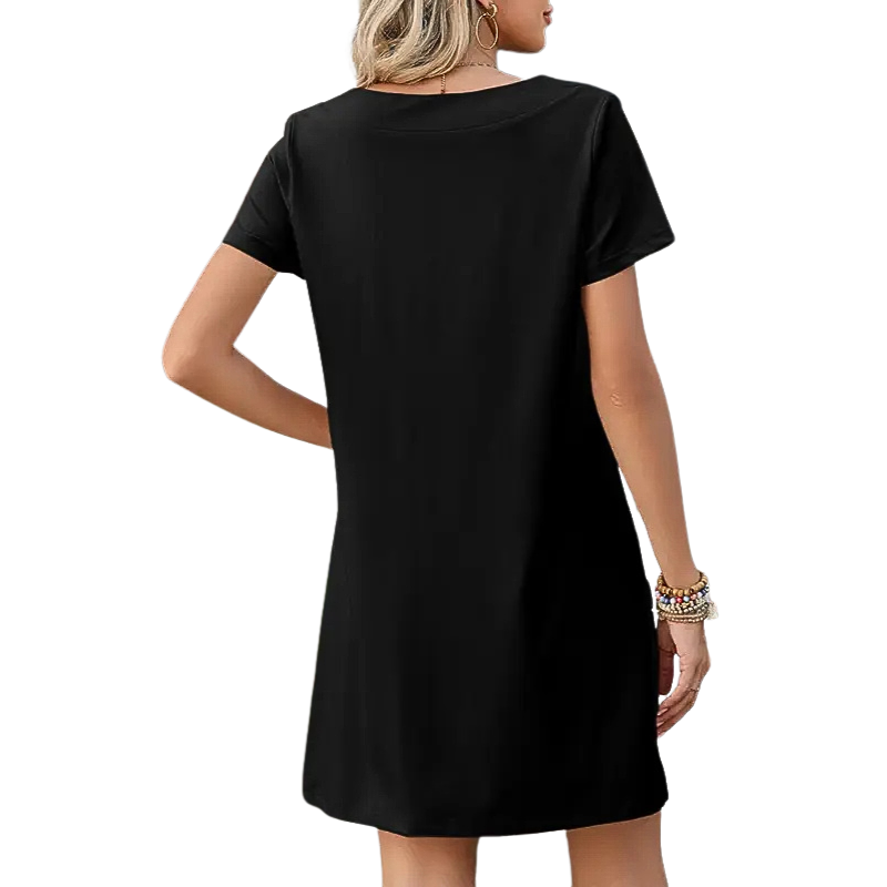 SUSAN | Minimalist Square Neck Mini Dress