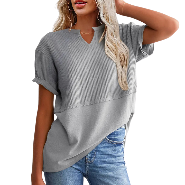 POPPY | Cozy V Neck Everyday Knit Top