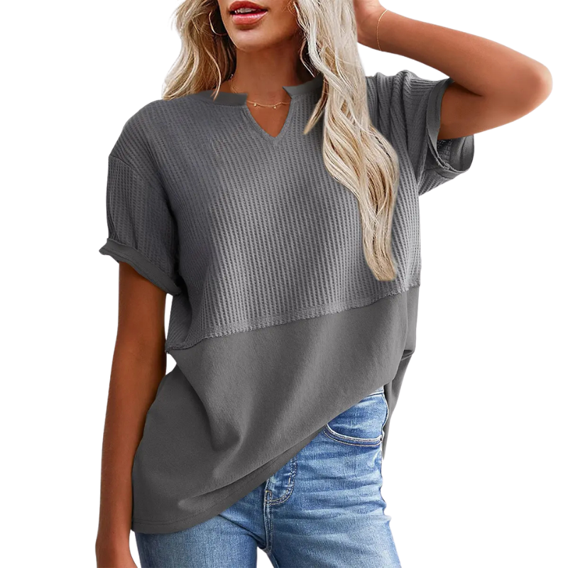 POPPY | Cozy V Neck Everyday Knit Top