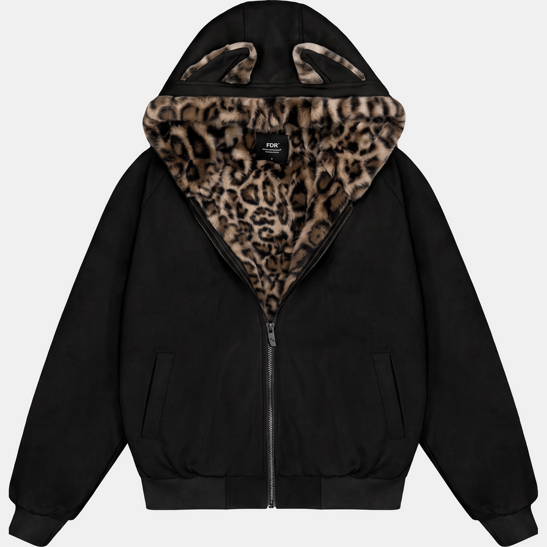Leopard Fur Black