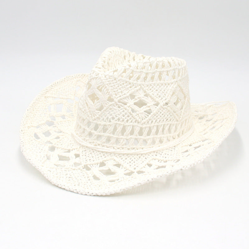 RAYLENE| Vintage Hollow Straw Hat