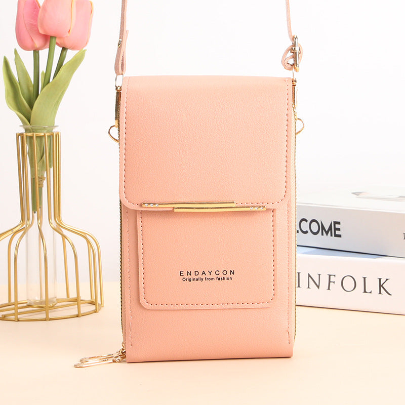 CORA | Stylish Mobile Phone Messenger Bag with Touch Screen