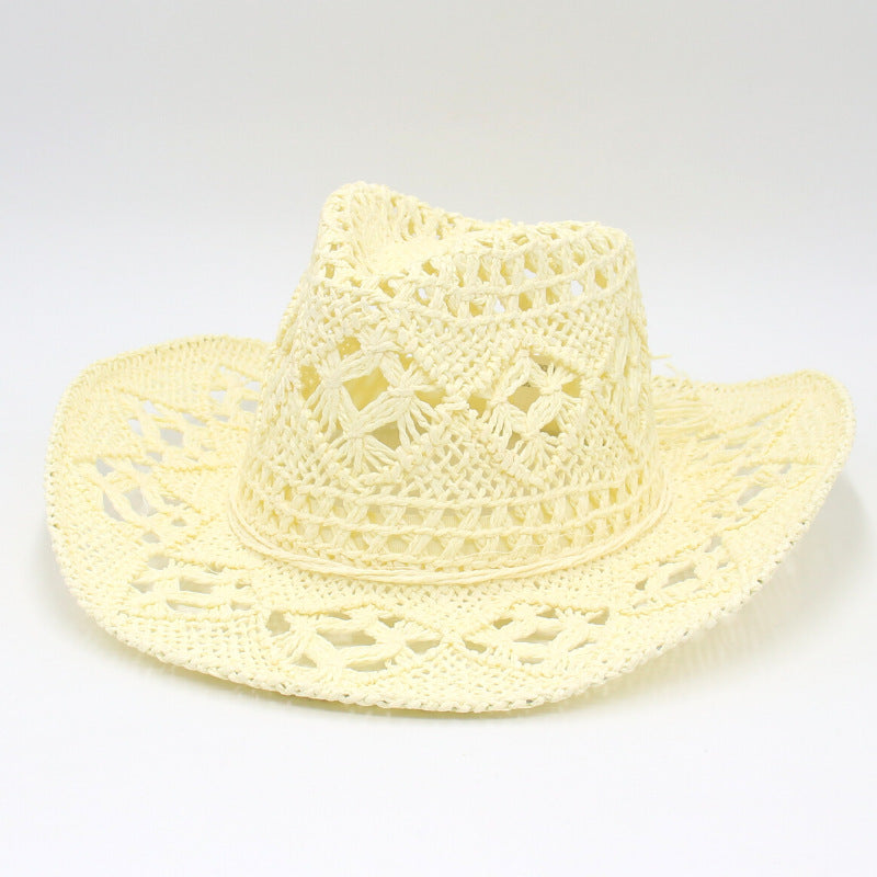 RAYLENE| Vintage Hollow Straw Hat