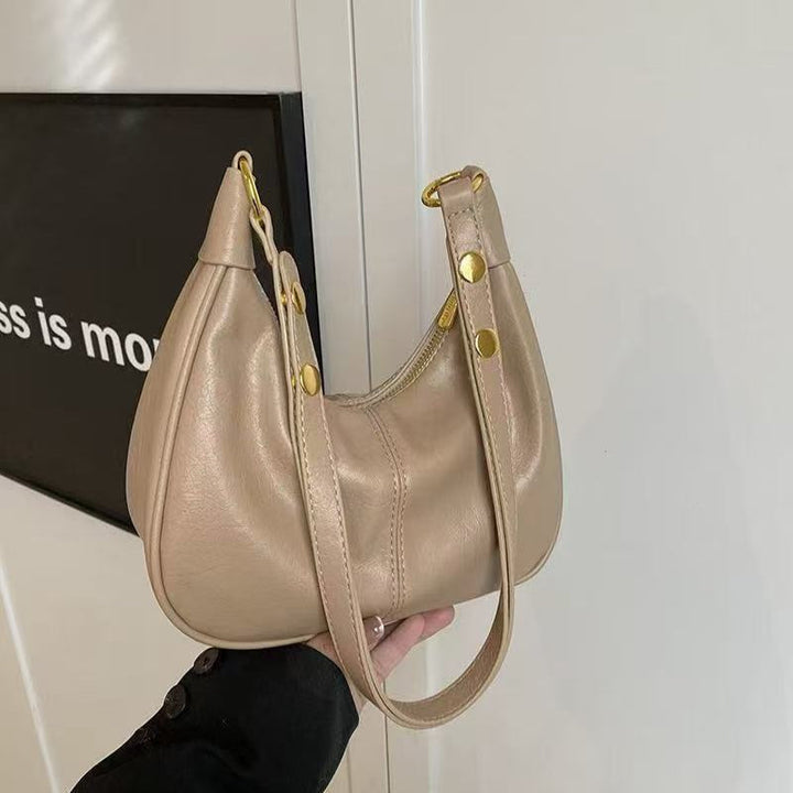 AURELIA | Chic Simple Color Zipper Shoulder Bag