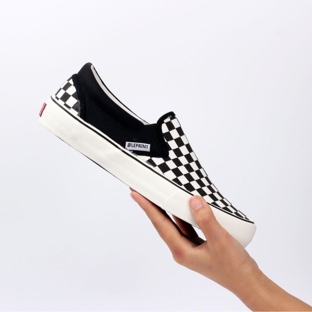 CLIONA | Classic Slip-On Checkered Uni-Sex Footwear