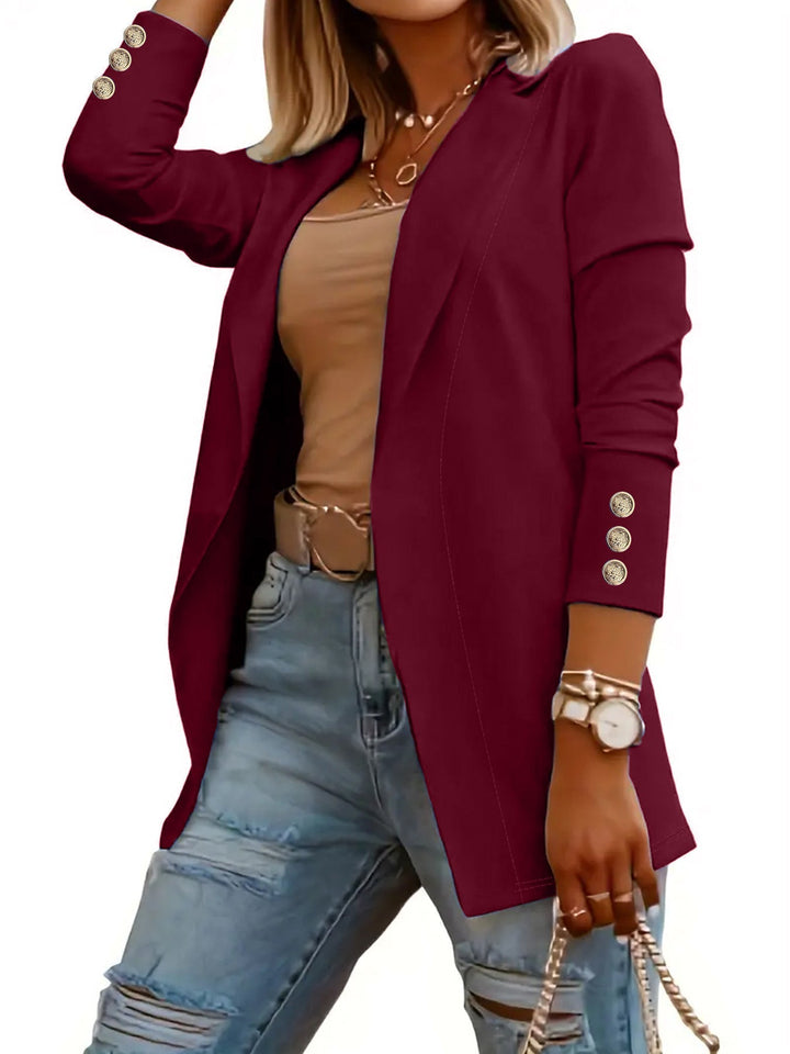 ODIN | Casual Long Sleeve Open Front Blazer