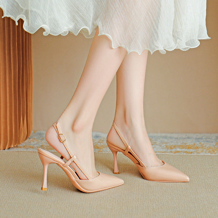ZURI | Elegant Pointed Toe Adjustable Strap Stiletto