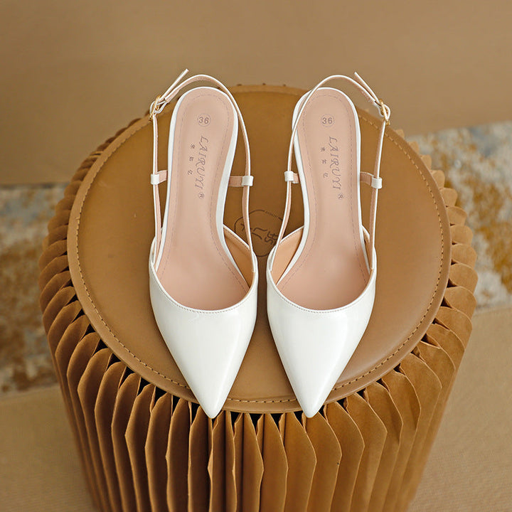 ZURI | Elegant Pointed Toe Adjustable Strap Stiletto