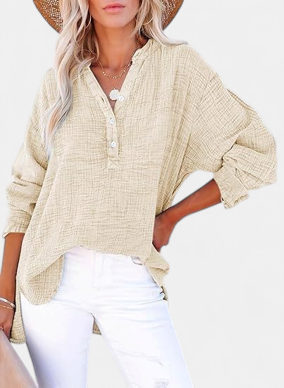 AYLA | Casual V-Neck Blouse