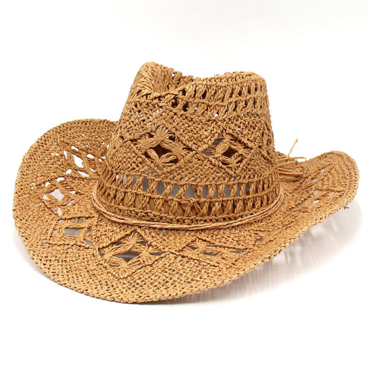 RAYLENE| Vintage Hollow Straw Hat