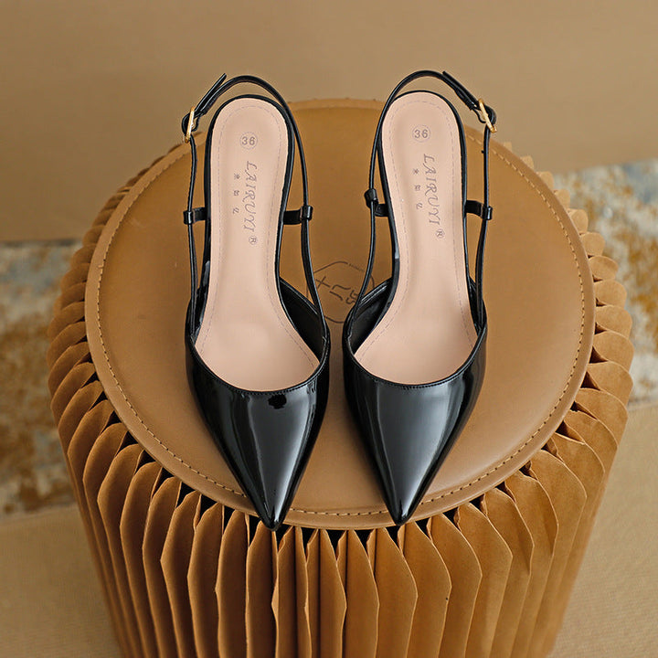 ZURI | Elegant Pointed Toe Adjustable Strap Stiletto